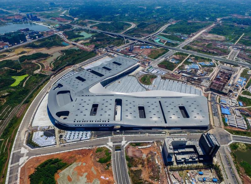 头条精选本月15日,位于天府新区的中国西部国际博览城国际展览展示